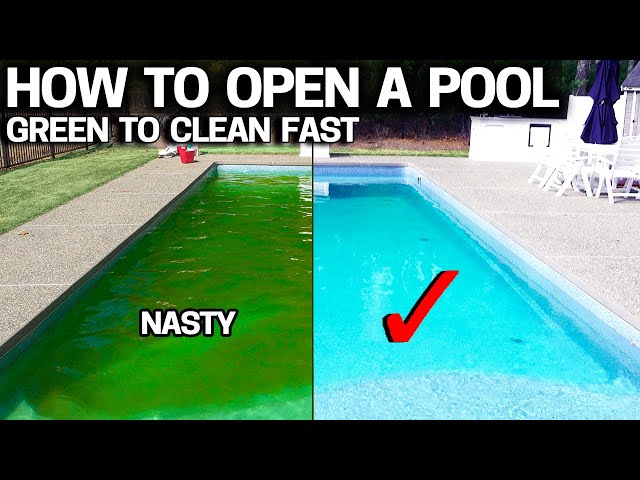 Open Your Own Pool & Keep it Clean All Season - EASY TIPS - YouTube